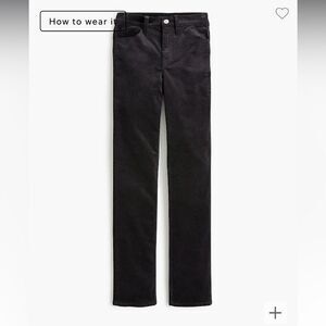 J. Crew Tall corduroy full-length essential straight pant*